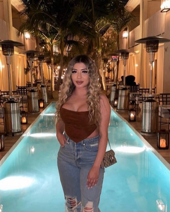 Brown Scarf Style Top