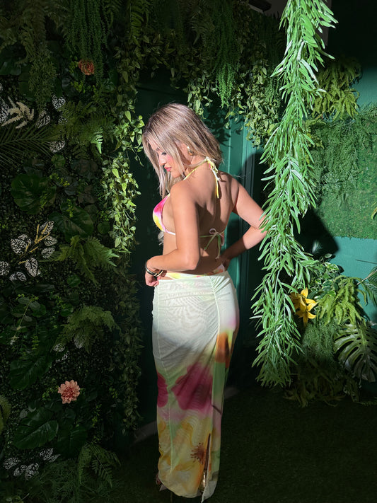 spring days long cover up skirt